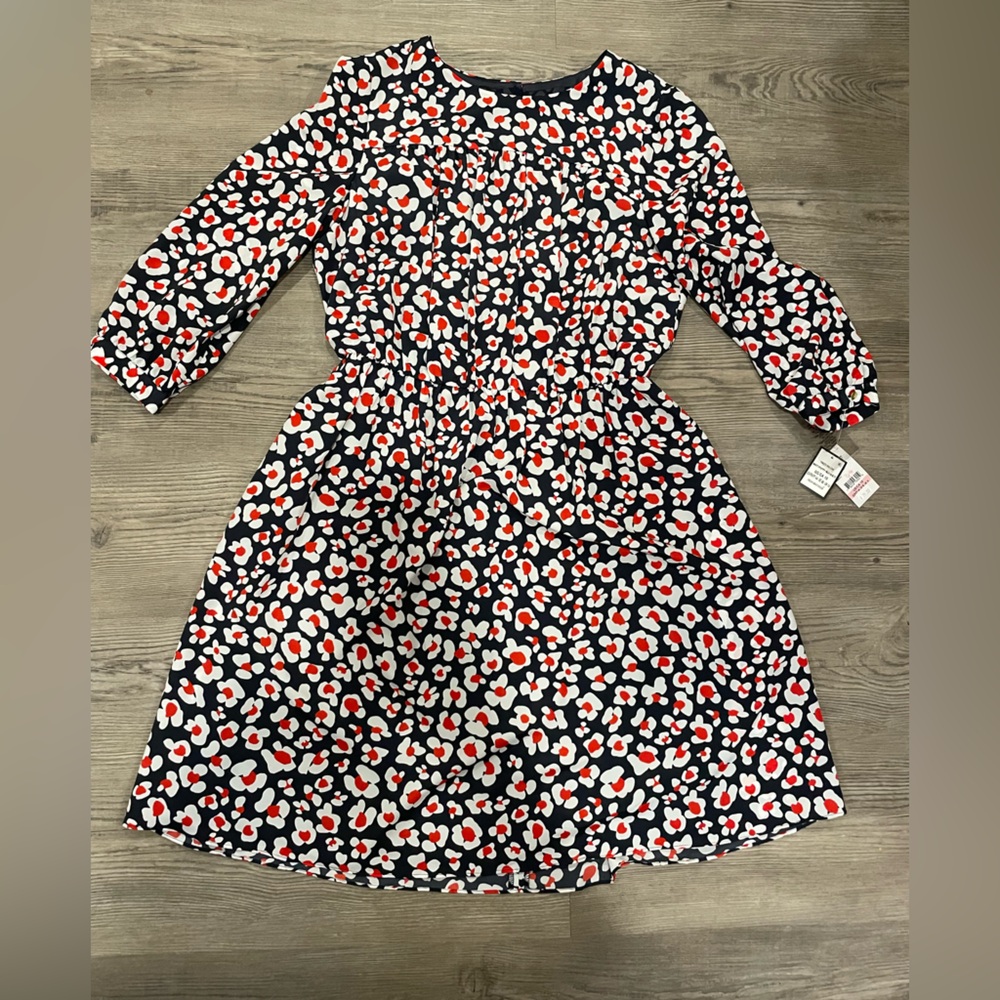 Nine West Dress - navy and Red Floral